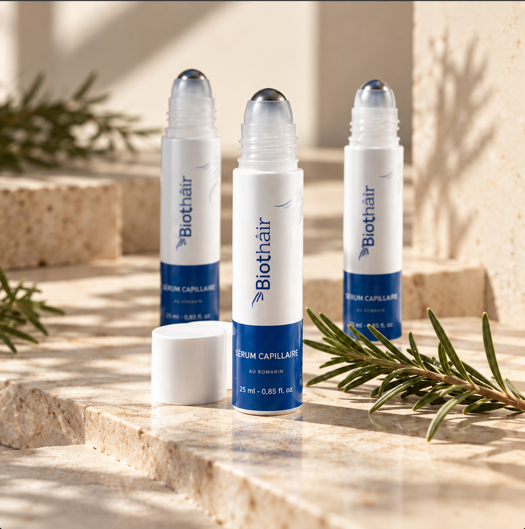 Sérum Roll-On au Romarin – Soin Capillaire 25 ml